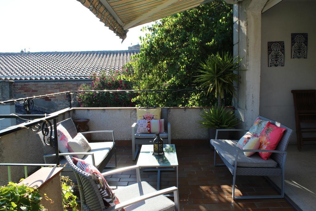Maison De Maitre A Bram # Jacuzzi ภายนอก รูปภาพ