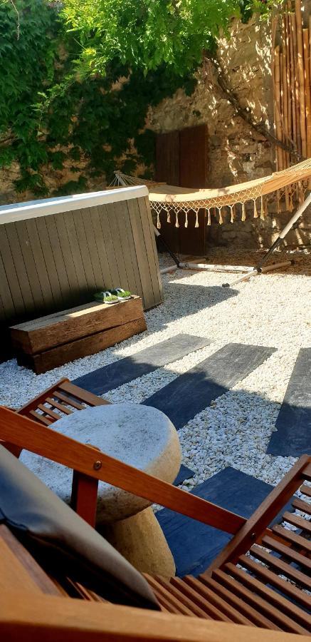 Maison De Maitre A Bram # Jacuzzi ภายนอก รูปภาพ